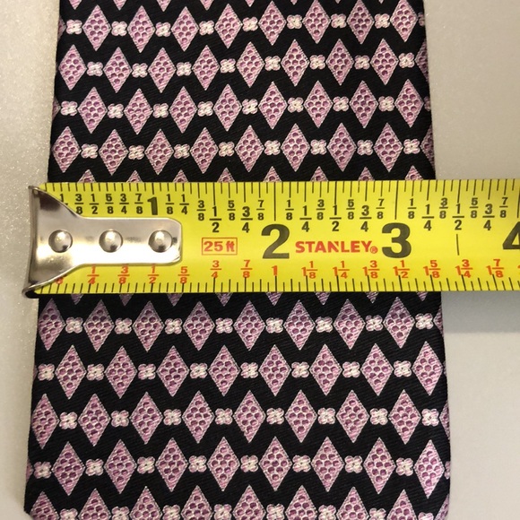 Brioni Tie-Purple & Black - Picture 4 of 7